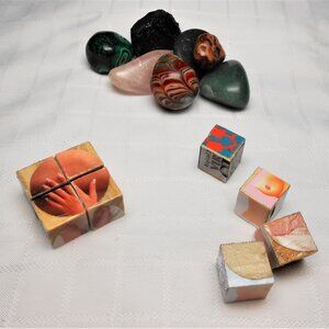 No. 4 Mini 10-sided puzzle with 8 collages pieces